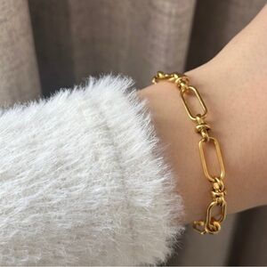 18K Gold Plated Chain Bracelet